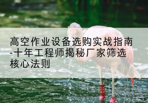 泸水剪叉式升降机厂家-高空作业设备选购实战指南-十年工程师揭秘厂家筛选核心法则